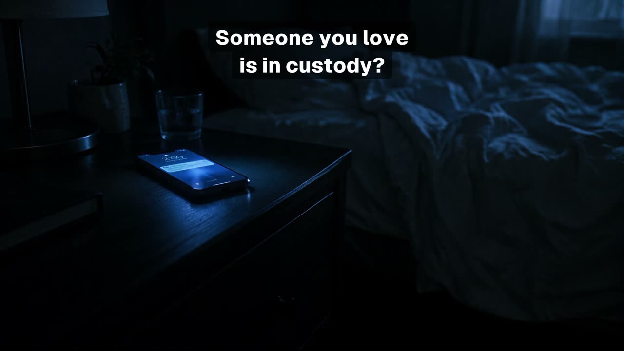 Still from the film: Someone you love is in custody? What usually happens